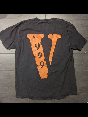 Vlone Legends Never Die Black Graphic Tee